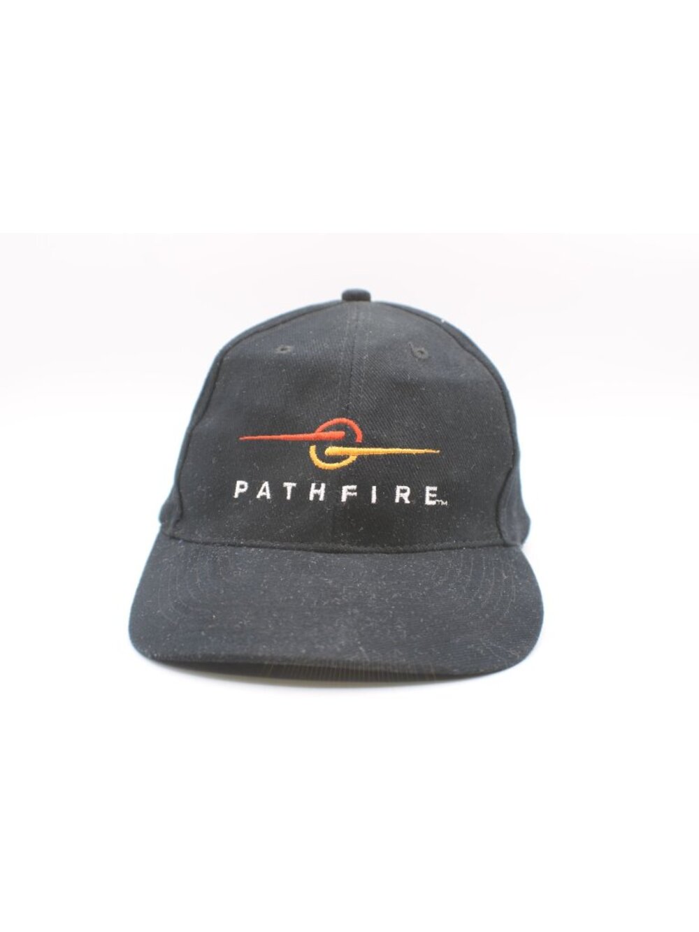 Pathfire Black Baseball Cap Hat Vtg Corp Promo Tech Merch Streetwear Dad Hat 90s